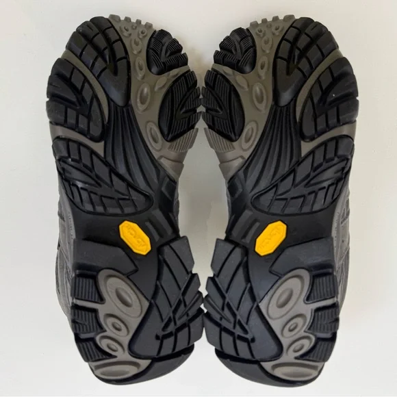 Merrell Womens Moab 2 II Mid Hiking Boot Grey Granite Waterproof Outdoor Shoe - Picture 7 of 9